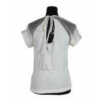 Fendi Top en Coton en Blanc