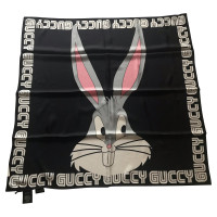 Gucci Zijden sjaal met konijnenmotief
