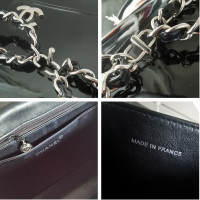 Chanel Flap Bag Lakleer in Zwart
