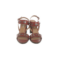 Sartore Sandals Leather in Bordeaux