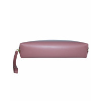 Mansur Gavriel Clutch Bag Leather in Pink