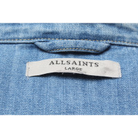 All Saints Jacket/Coat Cotton in Blue