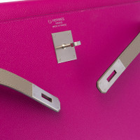 Hermès Kelly Bag 35 aus Leder in Rosa / Pink