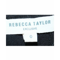 Rebecca Taylor Kleid aus Baumwolle in Schwarz