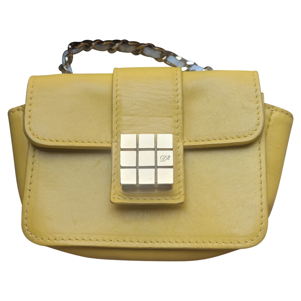 Dsquared2 Borsa a tracolla in Pelle in Giallo