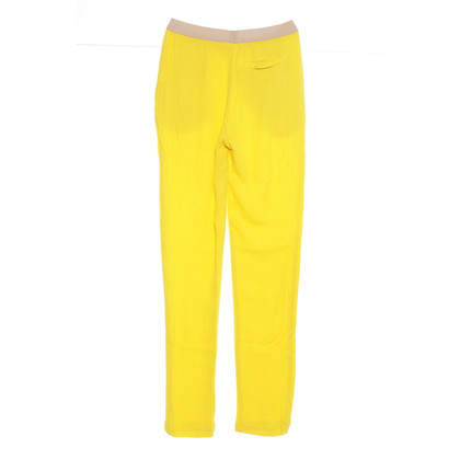 American Vintage Trousers Viscose in Yellow
