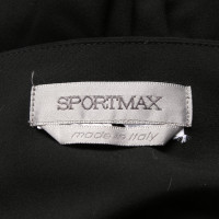 Sport Max Kleid aus Jersey in Schwarz