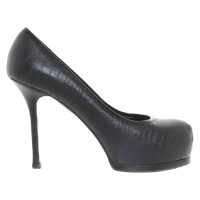 Yves Saint Laurent Pumps/Peeptoes Leer in Zwart