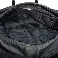 Prada Black nylon messenger bag from Prada