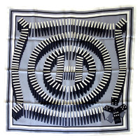 Hermès Zijden sjaal "l'effet Domino" 