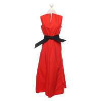 Lemaire Kleid aus Baumwolle in Rot
