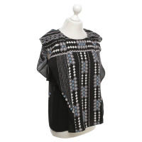 Bcbg Max Azria Top avec des motifs ethniques