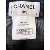 Chanel Short Katoen in Blauw