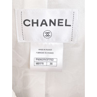 Chanel Veste/Manteau en Viscose en Crème