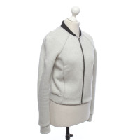 T By Alexander Wang Jacket/Coat Cotton in Grey