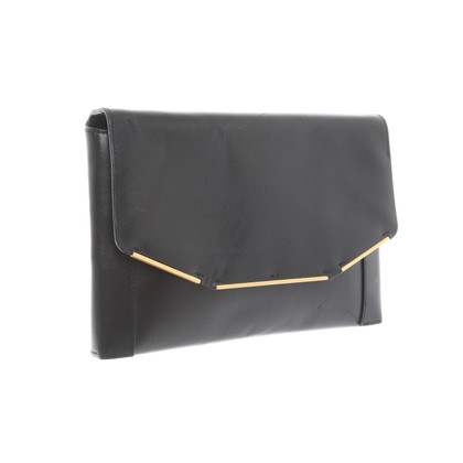 Lanvin Clutch Bag Leather in Black