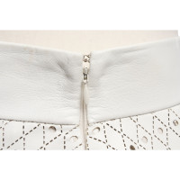 Tod's Skirt Leather in Cream