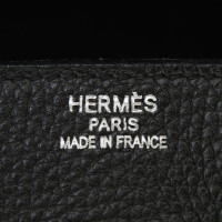 Hermès Birkin Bag 35 aus Leder in Schwarz