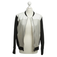Helmut Lang Bomber jacket in black/white/beige
