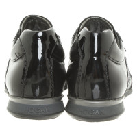 Hogan Sneakers aus Leder in Schwarz