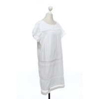 Luisa Cerano Kleid aus Baumwolle in Weiß