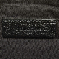 Balenciaga Clutch aus Leder in Schwarz