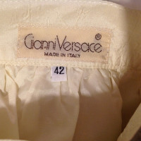 Gianni Versace Gonna a palloncino in crema 