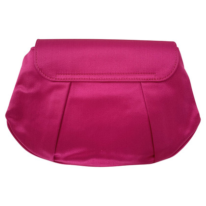 Roberto Cavalli Clutch Bag Silk in Pink