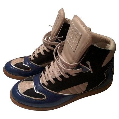 Maison Martin Margiela Sneakers aus Leder in Blau