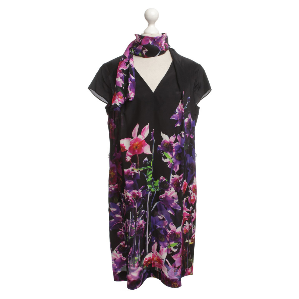 Escada Silk dress with floral print