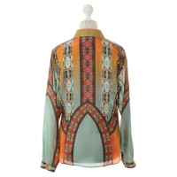 Etro Gedessineerde zijden blouse