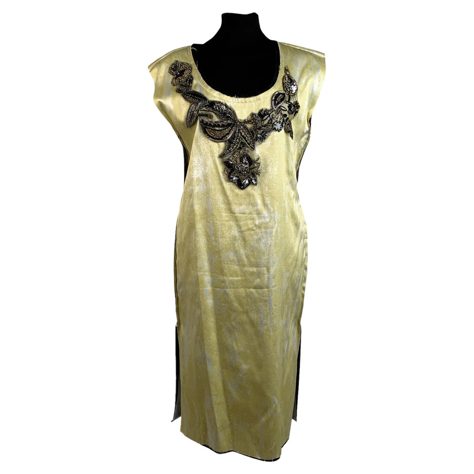 Vivienne Westwood Kleid aus Baumwolle in Gelb