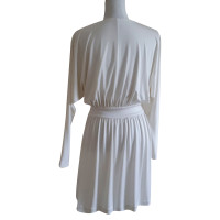 Halston Heritage White iconico Halston Dress a maniche lunghe