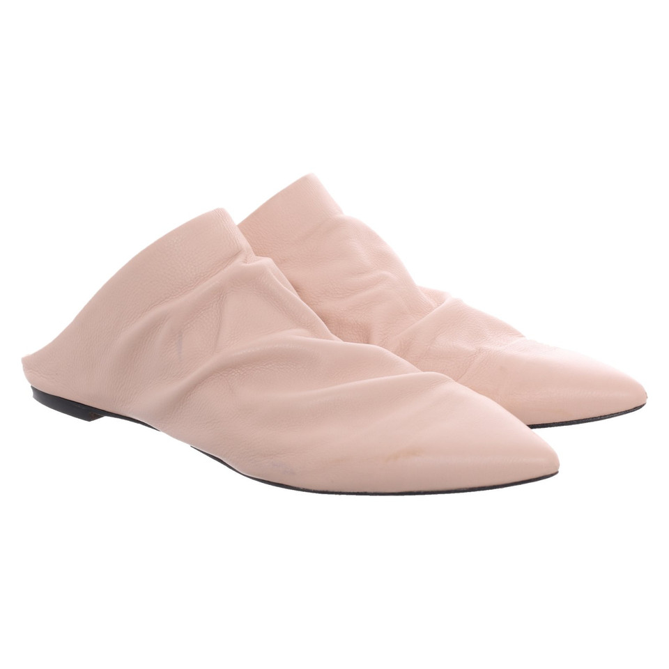 Sigerson Morrison Slippers/Ballerinas Leather in Nude