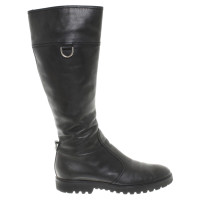 Sergio Rossi Schwarze Winterstiefel