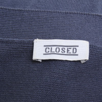 Closed Cardigan in grey blue