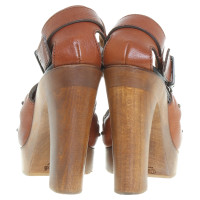 Chloé Sandaletten mit Holzabsatz