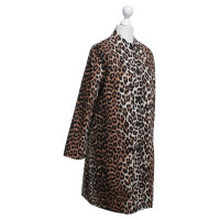 Ganni Manteau à motif léopard