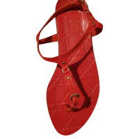 Christian Dior Sandals Patent leather in Fuchsia