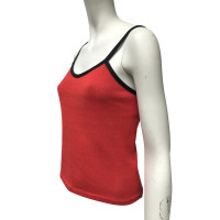 Yves Saint Laurent Top Cotton in Red
