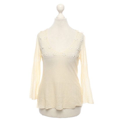 Blumarine Tricot en Coton en Beige