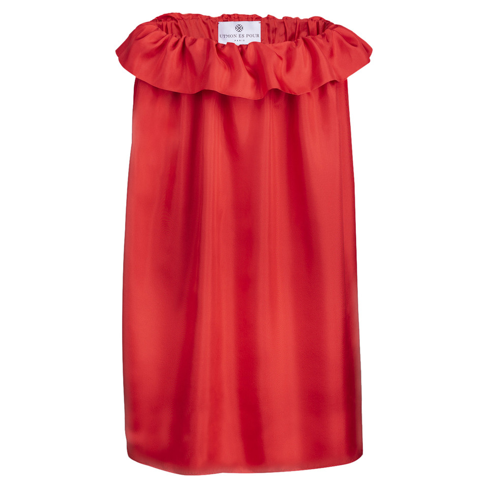 Utmon Es Pour Paris Skirt Silk in Red