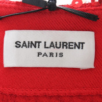 Saint Laurent Sequin dress in red