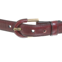 Aigner Leather belt in Bordeaux