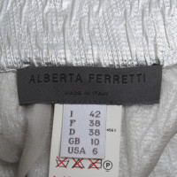 Alberta Ferretti Kleid in Silbern