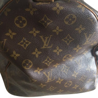 Louis Vuitton Keepall 55 in Cotone in Marrone