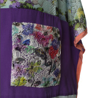 Msgm Silk blouse with pattern mix