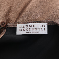 Brunello Cucinelli Top in metallic brown