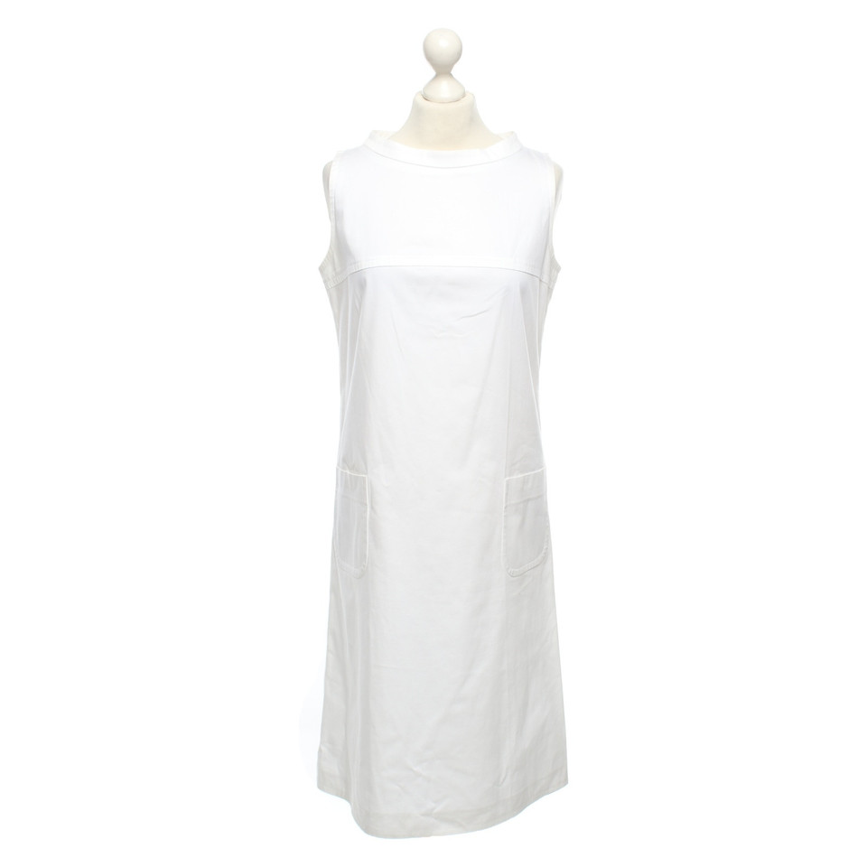 Piu & Piu Kleid aus Baumwolle in Weiß