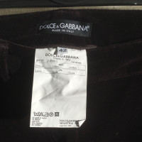 Dolce & Gabbana Velvet Pants